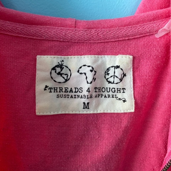 Pink Zip Up Hoodie - Picture 5 of 5